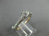 ESTATE .08CT DIAMOND 14K WHITE & ROSE GOLD 3D 6 PRONG SEMI MOUNT ENGAGEMENT RING