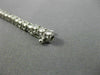 ESTATE 5.10CT ROUND DIAMOND 14K WHITE GOLD 3D DOUBLE SAFETY LOVE TENNIS BRACELET