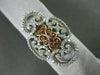ESTATE LARGE .60CT DIAMOND 14KT WHITE & ROSE GOLD MULTI HEART FILIGREE LOVE RING