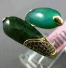 LARGE .60CT WHITE & CHOCOLATE FANCY DIAMOND & CHALCEDONY 14K YELLOW GOLD 3D RING