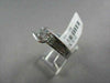 ESTATE 1.44CT ROUND & PRINCESS DIAMOND 14KT WHITE GOLD ENGAGEMENT RING AMAZING!!