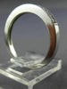 ESTATE .20CT DIAMOND 14KT WHITE GOLD 3D CLASSIC WEDDING ANNIVERSARY RING #19625