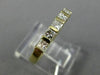 ESTATE .62CT PRINCESS DIAMOND 14KT YELLOW GOLD 3D 5 STONE ANNIVERSARY RING #2592