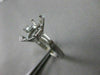 ESTATE BAGUETTE DIAMOND 14K W GOLD RING MARQUISE SEMI MOUNT SETTING EF VVS 21090