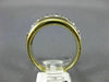 ESTATE .58CT DIAMOND 14K WHITE & YELLOW GOLD 3D WEDDING ANNIVERSARY RING #11548