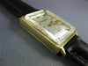 ESTATE LARGE LONGINES 14KT YELLOW GOLD 3D RECTANGULAR SQUARE MENS WATCH #26546