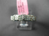 ESTATE .66CT DIAMOND 18KT WHITE GOLD ROUND & PRINCESS INVISIBLE ANNIVERSARY RING