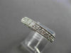 ANTIQUE 2.08CT DIAMOND 14KT WHITE GOLD FILIGREE WEDDING ANNIVERSARY RING #20575