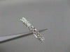 ESTATE 1.68CTW DIAMOND SHARED ETERNITY 14KT WHITE GOLD RING 2.5MM 6.25 #20960