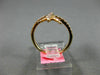 ESTATE LARGE .48CT ROUND DIAMOND 18KT YELLOW GOLD STAR FLOWER SNOWFLAKE RING