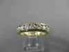 ESTATE 1.95CT DIAMOND 14KT YELLOW GOLD 3D ROUND CHANNEL ANNIVERSARY RING #14573