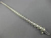 ESTATE 1.0CT DIAMOND 14KT WHITE GOLD 3D DOUBLE HALO MILGRAIN TENNIS BRACELET