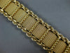 ANTIQUE WIDE AND LONG 14KT YELLOW GOLD 3D ROPE CLASSIC WEAVE MESH BRACELET #1924