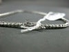 ESTATE NARROW 1.70CT DIAMOND 14KT WHITE GOLD HANDCRAFTED TENNIS BRACELET