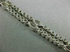 ANTIQUE LARGE 9.90CT DIAMOND & AAA RUBY 18K WHITE GOLD 3D LARIAT TENNIS NECKLACE