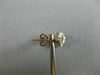 ESTATE 1.26CT DIAMOND 14KT WHITE & ROSE GOLD 3D CLUSTER TEAR DROP HALO EARRINGS