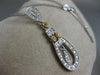 ESTATE FANCY YELLOW DIAMOND 14K WHITE 2 TONE GOLD FILIGREE PENDANT F/G VS #19538