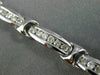 ESTATE 1.75CT DIAMOND 18KT WHITE GOLD 3D CLASSIC 6 STONE CHANNEL TENNIS BRACELET