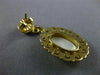 ANTIQUE AAA OPAL 14KT YELLOW GOLD 3D CLASSIC FILIGREE HANGING EARRINGS #22091