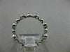 ESTATE .64CT DIAMOND 14KT WHITE GOLD 3D ETOILE ETERNITY WEDDING ANNIVERSARY RING