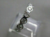 ESTATE 1.21CT DIAMOND 14KT WHITE GOLD ROUND BEZEL WEDDING ANNIVERSARY RING 18545