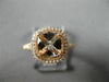 ESTATE LARGE 1.40CT DIAMOND & AAA MORGANITE 14KT ROSE GOLD HALO ENGAGEMENT RING
