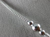 ANTIQUE .70CT DIAMOND 14K WHITE GOLD 3D CLASSIC DROP HEART TASSEL NECKLACE #9517