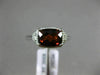 1.76CT DIAMOND & AAA GARNET 14KT WHITE GOLD 3D FILIGREE FRIENDSHIP PROMISE RING
