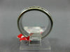 ESTATE WIDE 1.0CT DIAMOND 14KT WHITE GOLD 3 ROW SEMI ETERNITY ANNIVERSARY RING