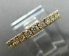 ESTATE .43CT DIAMOND 14KT ROSE GOLD 3D CLASSIC SEMI ETERNITY ANNIVERSARY RING