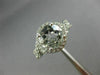 ESTATE 2.93CT AAA WHITE TOPAZ 14KT WHITE GOLD 3D INFINITY LOVE ENGAGEMENT RING