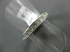 ESTATE 2.35CT PRINCESS DIAMOND 14K WHITE GOLD 3D ETERNITY ANNIVERSARY RING #1350
