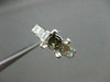 ESTATE 1.05CT DIAMOND 14KT WHITE GOLD PYRAMID SEMI MOUNT ENGAGEMENT RING #22419