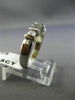 ESTATE .45CT ROUND CUT DIAMOND 14K WHITE GOLD 3D CHANNEL ANNIVERSARY RING #18148