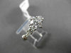 ESTATE 1.12CT ROUND & BAGUETTE DIAMOND 14KT WHITE GOLD SOLITAIRE ENGAGEMENT RING