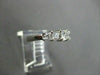 ESTATE .78CT DIAMOND LUCIDA 5 STONE 14KT WHITE GOLD ENGAGEMENT RING STUNNG 16301