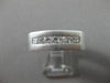 ESTATE 1CT DIAMOND 14K W GOLD 7 STONE PRINCESS CUT MENS ANNIVERSARY RING #20716