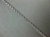 ESTATE .48CT DIAMOND 14KT WHITE GOLD 3D INTERCHANGEABLE SQUARE PENDANT NECKLACE