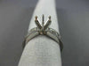 ESTATE .90CT DIAMOND 14KT WHITE GOLD CLASSIC 6 PRONG SEMI MOUNT ENGAGEMENT RING