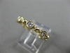 ESTATE .64CT DIAMOND 14K YELLOW GOLD 3D ETOILE ETERNITY WEDDING ANNIVERSARY RING
