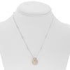 GIA LARGE 1.19CT WHITE & PINK DIAMOND 18KT WHITE GOLD PEAR SHAPE HALO NECKLACE
