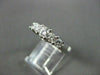 ESTATE .78CT DIAMOND LUCIDA 5 STONE 14KT WHITE GOLD ENGAGEMENT RING STUNNG 16301