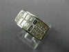 ESTATE WIDE 2.08CT DIAMOND 18KT WHITE GOLD 3D INVISIBLE ANNIVERSARY RING #26176