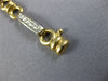 ESTATE 1.26CT DIAMOND 14KT WHITE & YELLOW GOLD 3D CHANNEL TENNIS BRACELET #16619