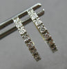 .35CT DIAMOND 18K 2 TONE GOLD CLASSIC FILIGREE REVERSIBLE HUGGIE EARRINGS #28015