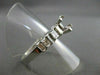 ESTATE 1.05CT DIAMOND 14KT WHITE GOLD PYRAMID SEMI MOUNT ENGAGEMENT RING #22419