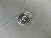 ESTATE .25CT DANCING DIAMOND 14K WHITE GOLD CLUSTER DOUBLE HALO FLOATING PENDANT