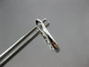 1.02CT DIAMOND 18KT WHITE GOLD 3D 3 STONE PAST PRESENT FUTURE LEVERBACK EARRINGS