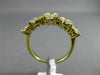 ESTATE WIDE 1.04CT DIAMOND 18KT YELLOW GOLD GRADUATING WEDDING ANNIVERSARY RING