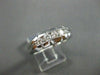 ESTATE WIDE .40CT DIAMOND 5 STONE 14KT WHITE GOLD MENS ANNIVERSARY RING #4047